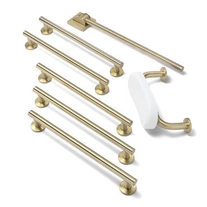 Luxury Disabled Toilet Grab Rail Kit with Back Rest