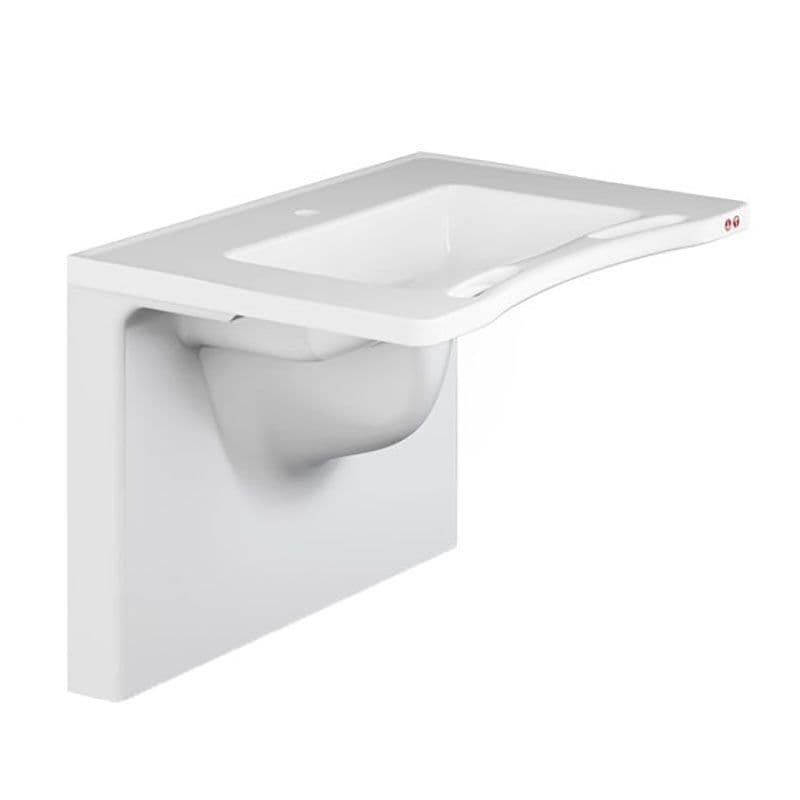 Pressal+D2:BV5it MATRIX MEDIUM Electrically Height-Adjustable Wash Basin - Button Controls