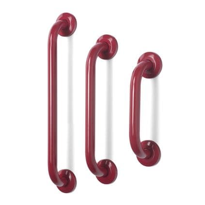 Red (Dementia Friendly) grab rails and support arms