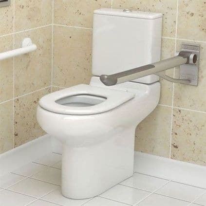 Zero 100 Close Coupled Disabled Toilet Wheelchair & Infection Control Friendly