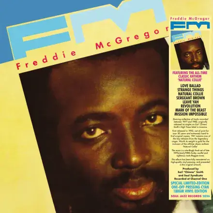 **CYAN VINYL** Freddie McGregor - FM (Soul Jazz Records) LP