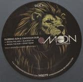**GREY/SILVER VINYL** Dubbing Sun - Reveal the lion / Babylon a Fall (Moonshine Recordings) 12"