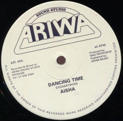 Aisha - Dancing Time / The Creator (Ariwa) 12