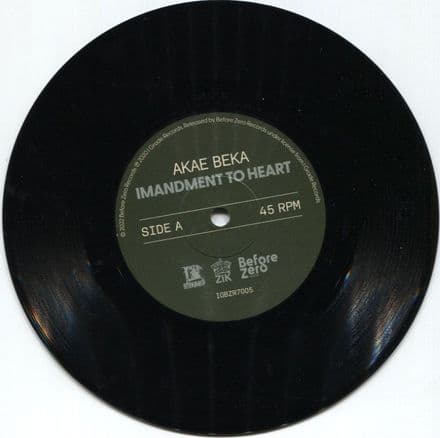 Akae Beka - Imandment To Heart / Dub (Before Zero) 7