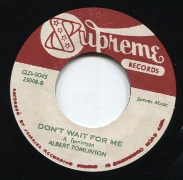 Albert Tomlinson -  Don't Wait For Me / Lloyd Evans - I'm Losing You (Studio One) 7