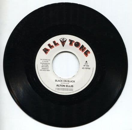 Alton Ellis - Black On Black / Wishing You (All Tone) 7