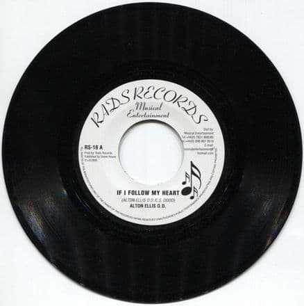 Alton Ellis O.D. - If I Follow My Heart / Version (Rads Records) 7