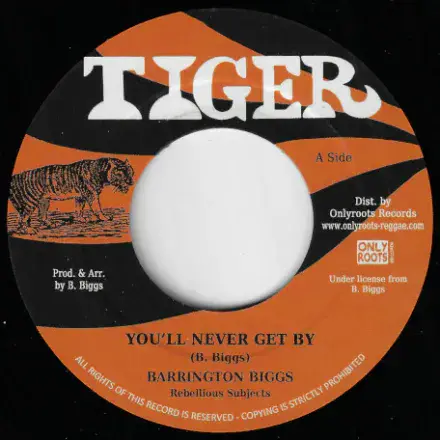 Barrington Biggs - You'll Never Get By / version (Tiger / Only Roots) 7