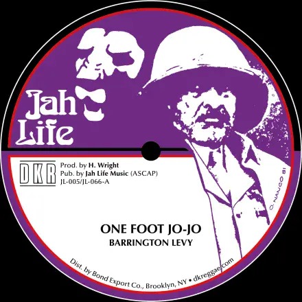 Barrington Levy - One Foot Jo-Jo / Dub / To Love Someone / Dub (Jah Life/DKR) 12