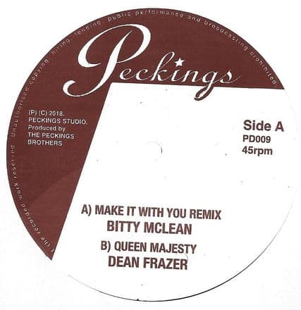 Bitty McLean - Make It With You Remix / Dean Frazer - Queen Majesty (Peckings) 12