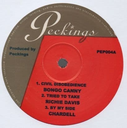 Bongo Canny - Civil Disobedience / Richie Davis - Tried To Take  (Peckings) UK 10