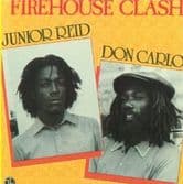 BRIGHT PINK  VINYL -Junior Reid & Don Carlos - Firehouse Clash (Live & Learn) LP