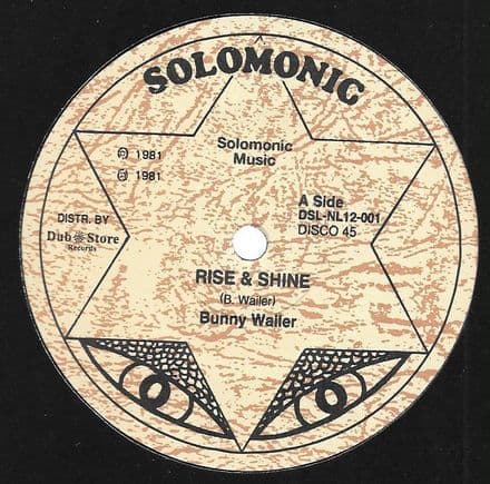 Bunny Wailer - Rise & Shine / Solomonic Dub (Solomonic / Dub Store) JPN 12