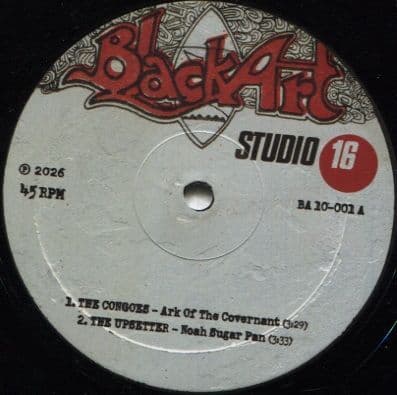 Congoes - Ark of The Covernant / Upsetter - Noah Sugar Pan / Original Mix (Black Art/Studio 16) 10