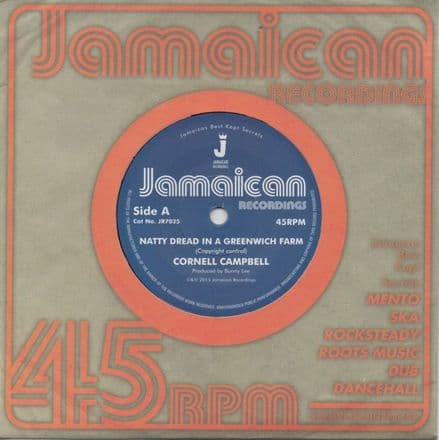 Cornel Campbell - Natty Dread In A Greenwich Farm / version (Jamaican Recordings) UK 7