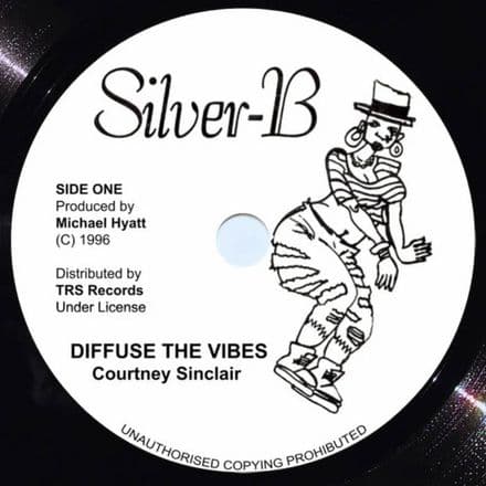 Courtney Sinclair - Diffuse The Vibes / version (Silver-B / TRS ) 7