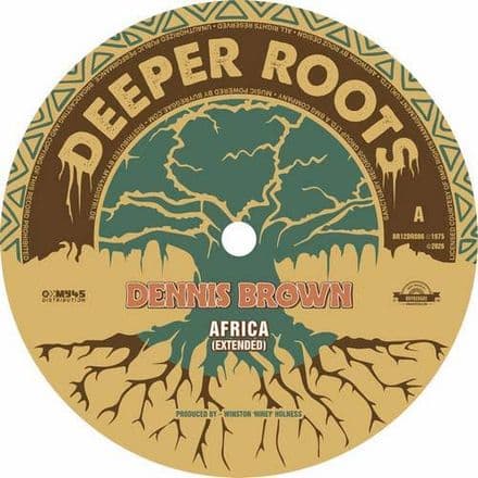 Dennis Brown - Africa  / Here I Come Again (Deeper Roots) 12