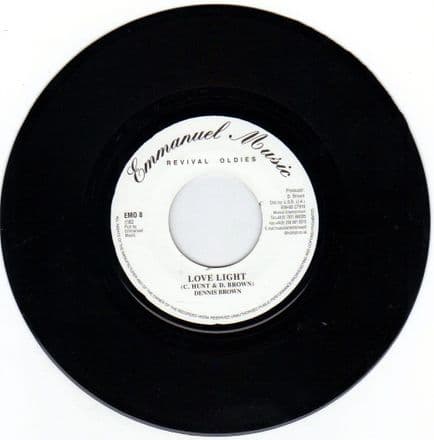 Dennis Brown - Love Light / version (Emmmanuel Music) UK 7
