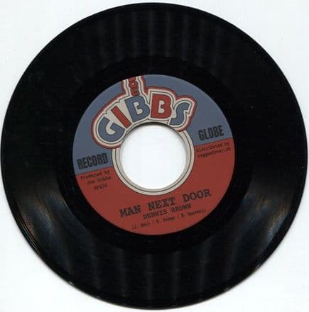 Dennis Brown - Man Next Door / Get Away (Joe Gibbs/Reggae Fever) 7