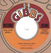 Dennis Brown - Three Meals A Day / Prince Alla - Nah Go A Dem Burial (Joe Gibbs) 10"