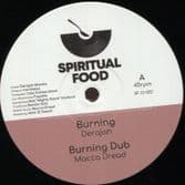 Derajah – Burning / Macca Dread - Flamming Horns (Spiritual Food) 12"