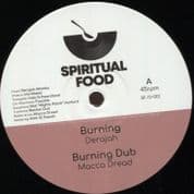 Derajah – Burning / Macca Dread - Flamming Horns (Spiritual Food) 12"