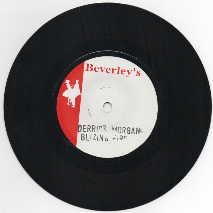 Derrick Morgan - Blazing Fire / version (Beverley's) 7"