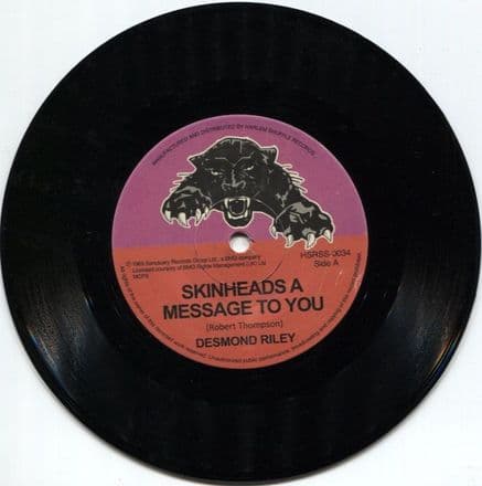 Desmond RIley - Skinheads A Message To You / If I Had Wings (Harlem Shuffle) 7