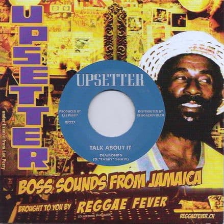 Diamonds - Talk About It / Jo Jo Ask About It (Upsetter / Reggae Fever) EU 7