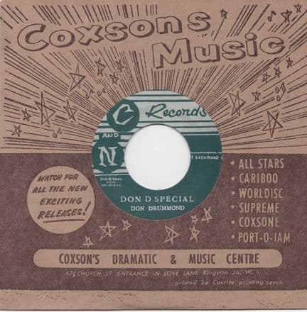 Don Drummond - Don D Special / Don Drummond - Fidel (C & N Records<Studio One>/ Dub Store) JPN 7
