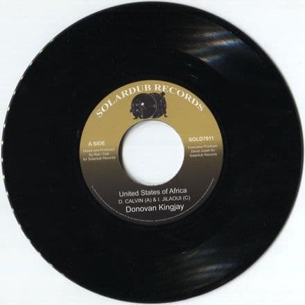 Donovan Kingjay - United States of Africa / Ras I Dub - U.S.O.A Dub (Solardub Records) 7
