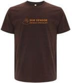 Dub Vendor Reggae Specialist T-Shirt - Brown/Orange (Various Sizes)