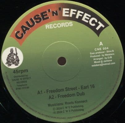 Earl 16 - Freedom Street / Dub / Sarah Tobias - Moonlight Serenade / Dub (Cause'n'Effect) 10