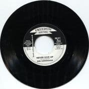 Earl Cunningham - Never Give Up / Version  (Freedom Sounds) 7"