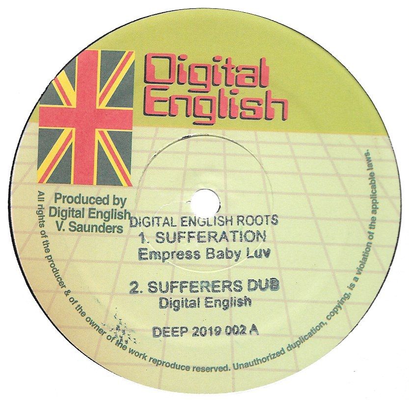 Empress Baby Luv - Sufferation / Chazbo - Sounds Of Meditation (Digital English) 12"