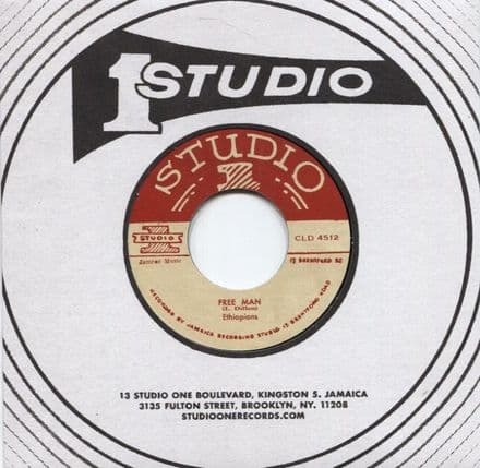 Ethiopians - Free Man / Soul Brothers - Shanty Town (Studio One) 7