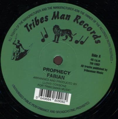 Fabian - Prophecy / version (Tribes Man Records) 12