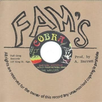 Family Man & The Rebel Arms The Wailers - Eastern Memphis / Rebel Am I (Cobra / Dub Store) JPN 7
