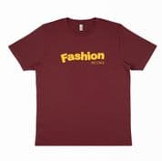 Fashion Records T-Shirt - Burgundy (Various Sizes) )