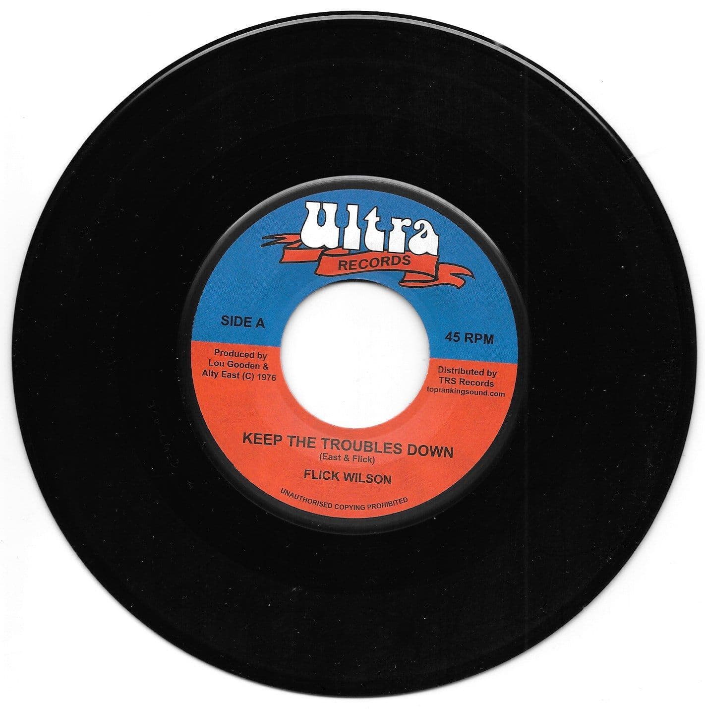 12インチFLICK WILSON-KEEP THE TEOUBLES DOWN Flick Wilson Ruddy Thomas - Keep The Troubles Down / version Ultra