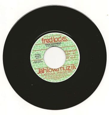 Fred Locks Version 7インチ レコード Fred Locks - True Rastaman / Version Jahlovemuzik / Greensleeves UK 7