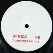 Gladiators & U Roy - Africa / Wailers - No More War (White Label) 10"