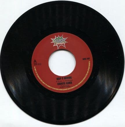 Grantie Asher - Keep It Moving / Version (Yush Records) 7