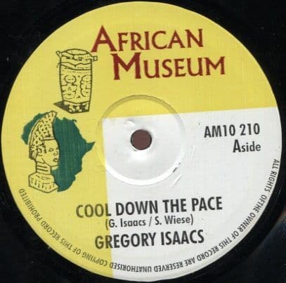 ジャマイカ10” Gregory Isaacs Cool Down The Pace / Stranger AM10210 African Museum /00200 Gregory Isaacs - Cool Down The Pace (10