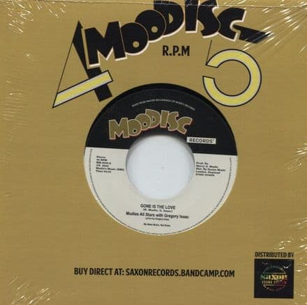 Gregory Isaacs – Gone Is The Love / Yellowman - Not A Bed A Rose (Moodisc/Saxon Records) 7