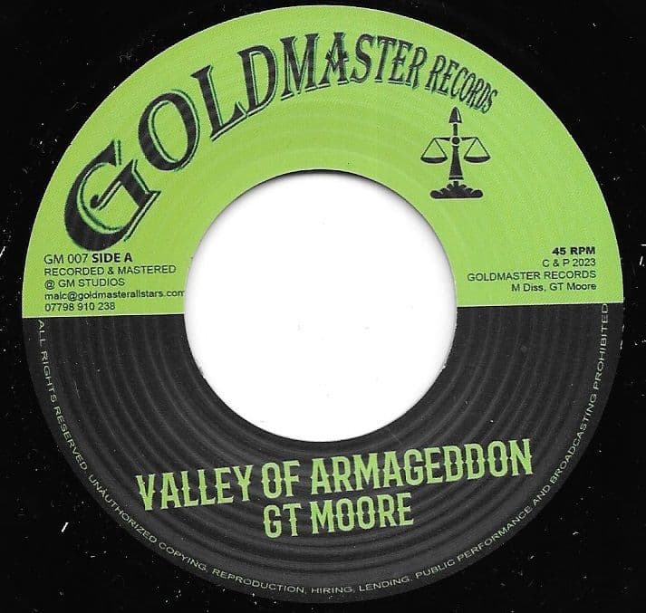 GT Moore - Valley Of Armageddon / End Of Days Dub