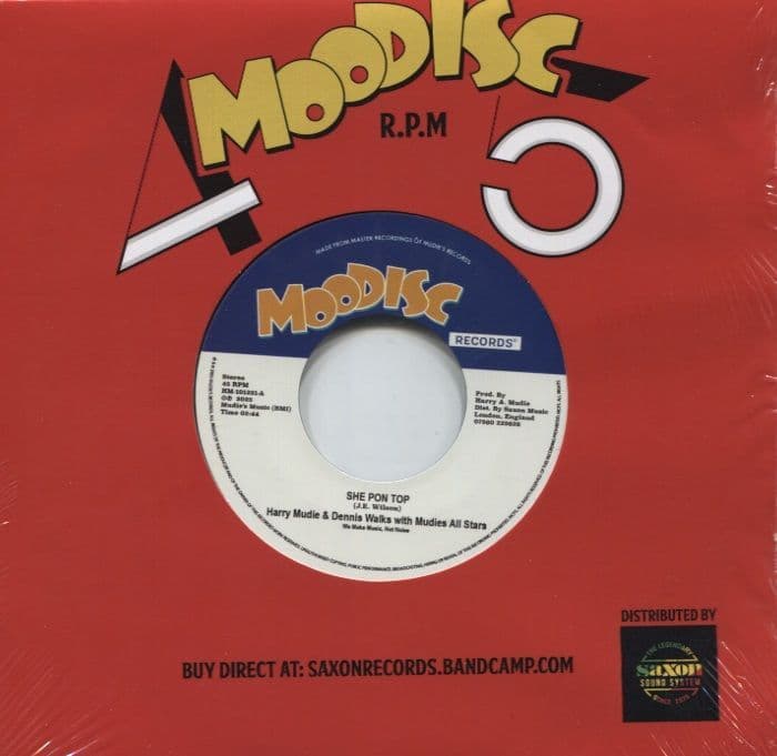 12” Dennis Walks &amp; Harry Mudie She Pon Top HM1033 Moods International US Vinyl /00250 ReggaeCollector.com - Dennis Walks, Harry A. Mudie - She Pon