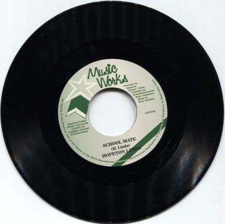 Hopeton Lindo - School Mate / version (Music Works / Common Ground) 7
