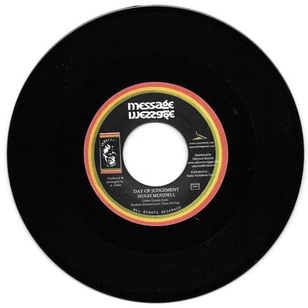 Hugh Mundell - Day Of Judgement / Judgement Dub  (Message / Onlyroots) EU 7