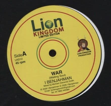 I Benjahman - War / Dub (Lion Kingdom) 10